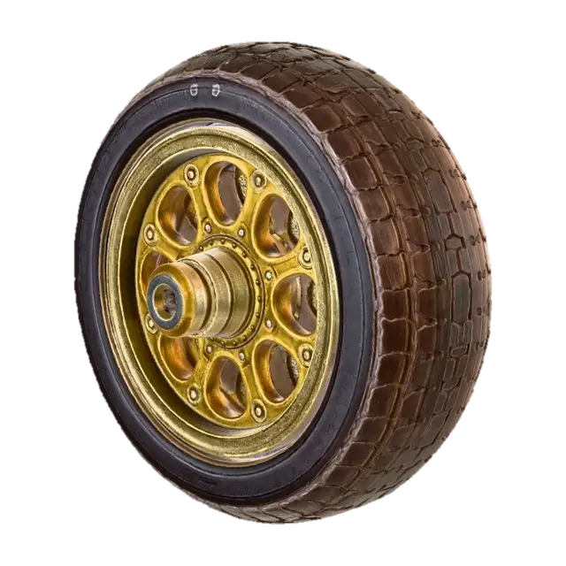 Wheel - Rim 3D model, AI generated