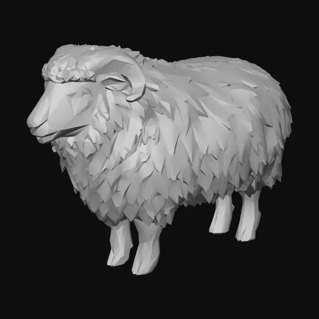 3D model for Shaggy Ram