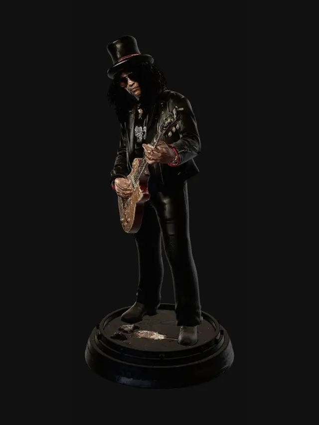 3D model for Top Hat Rock Guitarist