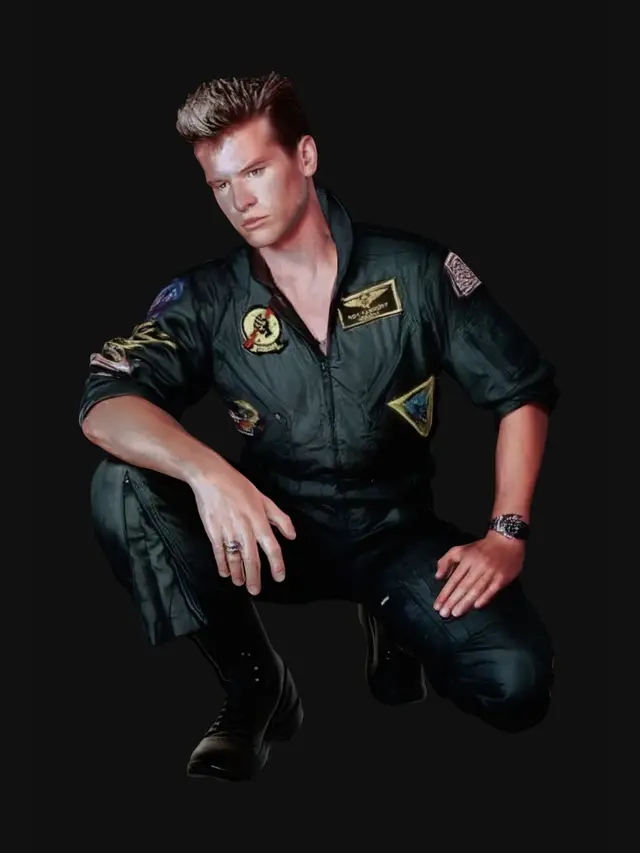 3D model for Green Flight Suit Portrait