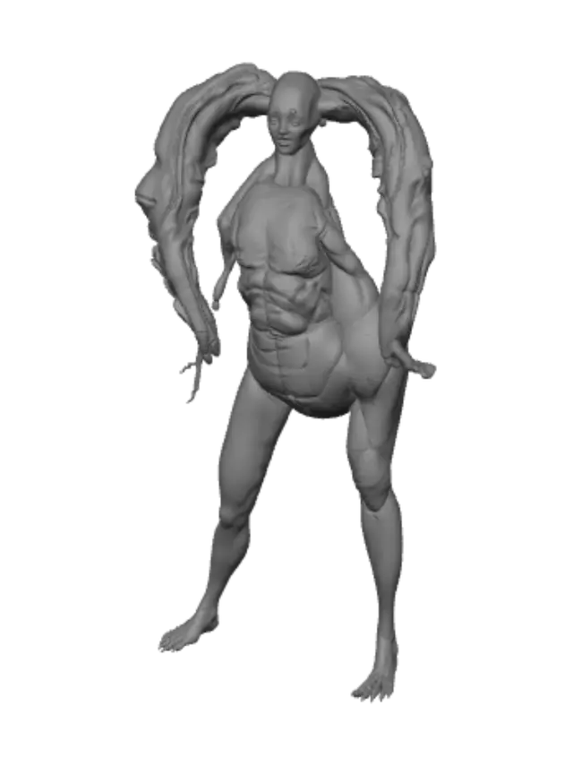 3D model for Crimson Entity