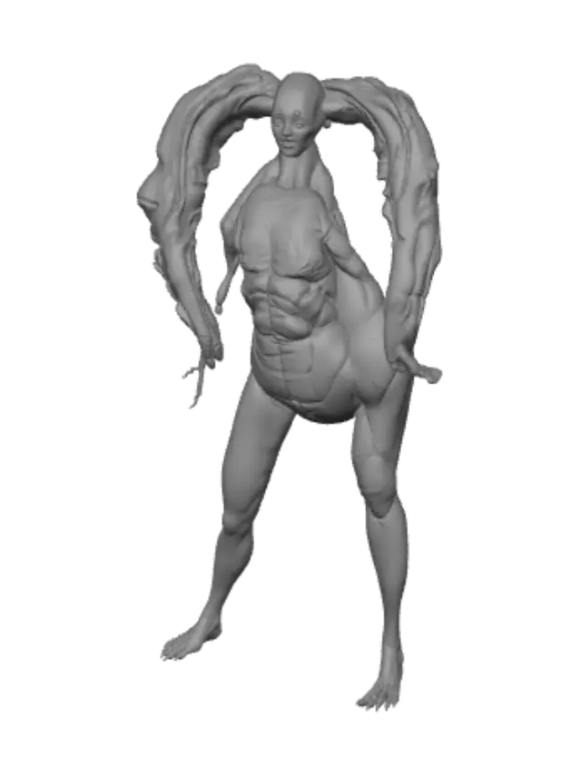 3D model for Crimson Entity