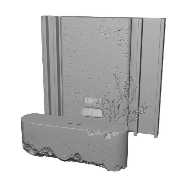 3D model for Stone Serenity Reception
