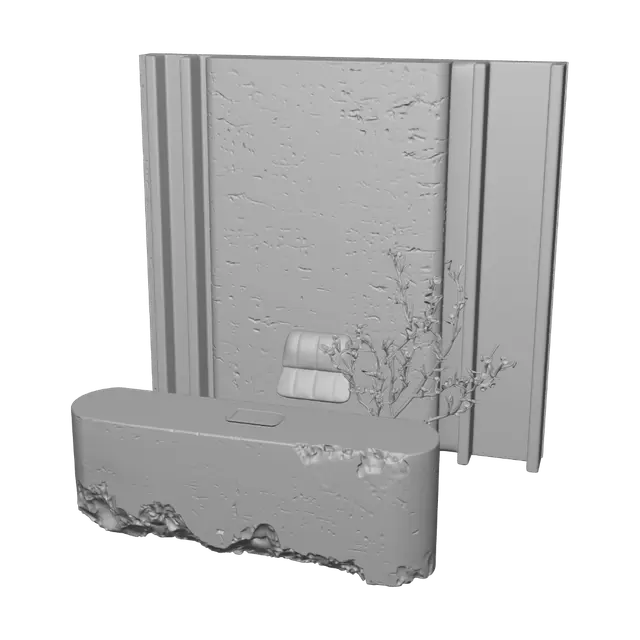 3D model for Stone Serenity Reception