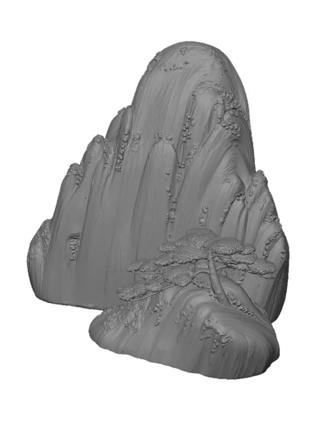 3D model for Mist-Shrouded Summit