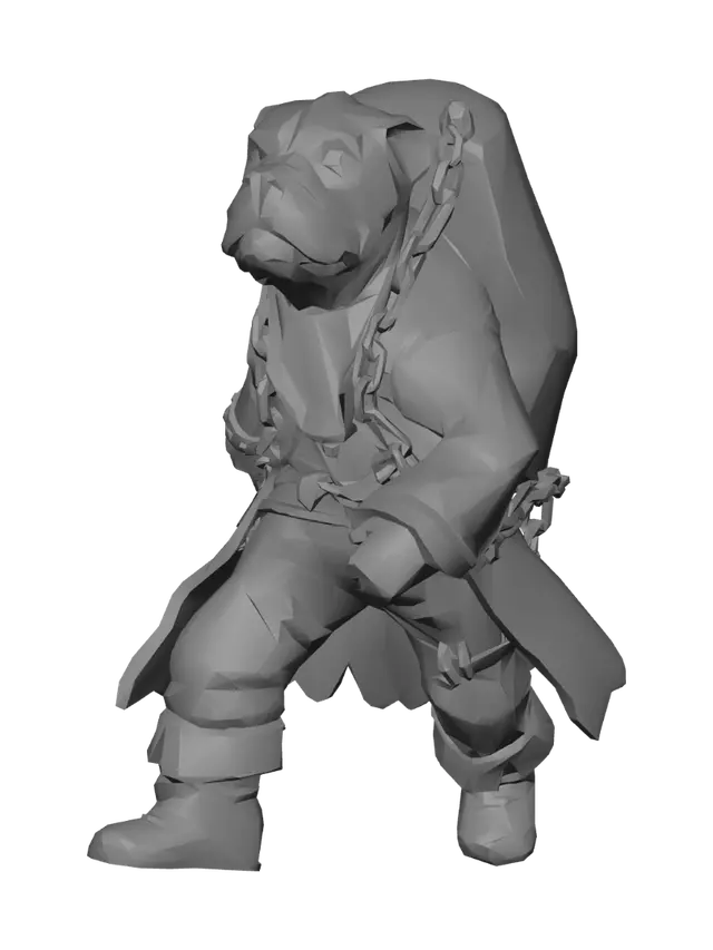 3D model for Chainbound Bulldog