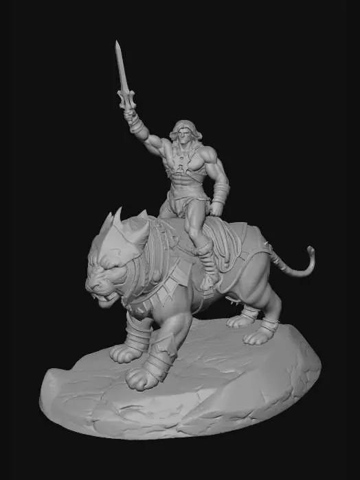 3D model for Tiger Knight of the Skull Gate