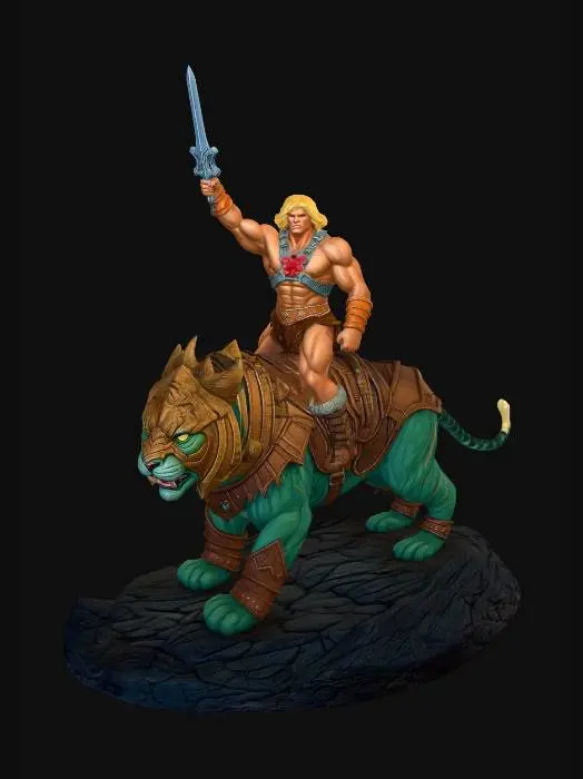 3D model for Tiger Knight of the Skull Gate