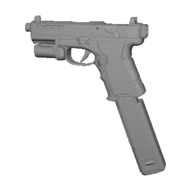 3D model for Neon Green Pistol