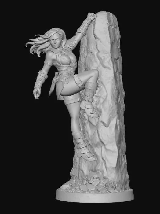 3D model for Climbing Blade Fighter Rogue