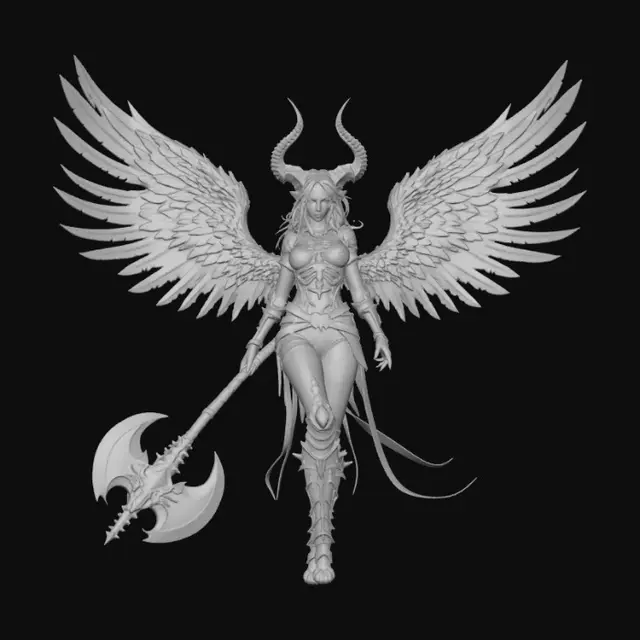 3D model for Fallen Valkyrie