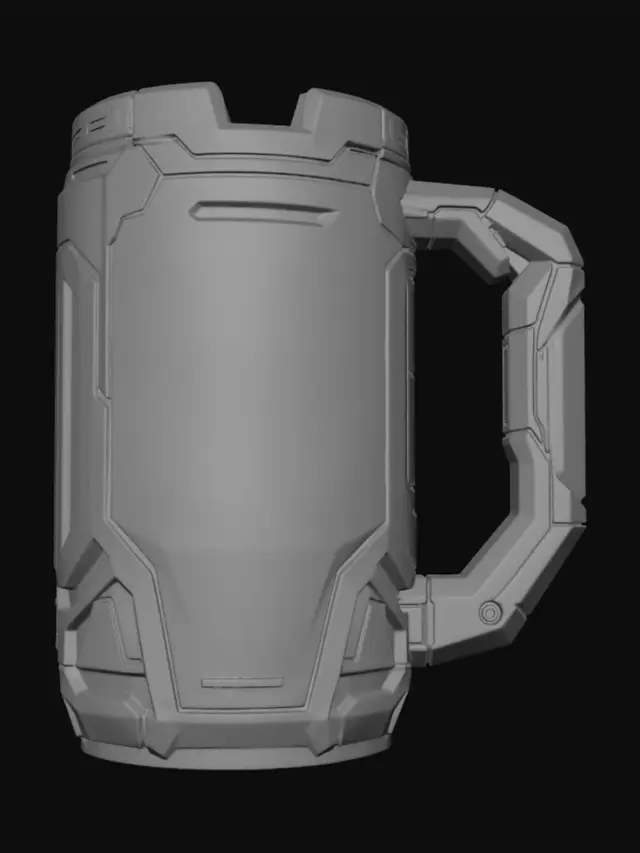 3D model for Red Bull Charging Bull Mug