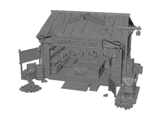 3D model for Survivor Class Shop