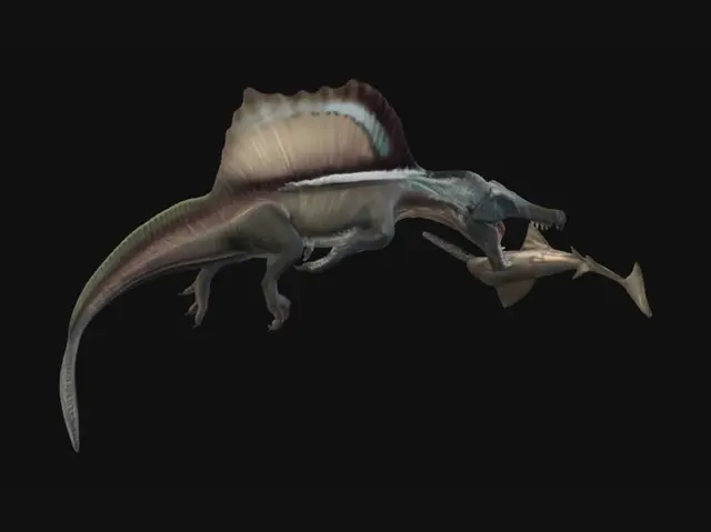 3D model for Spinosaurus in the River