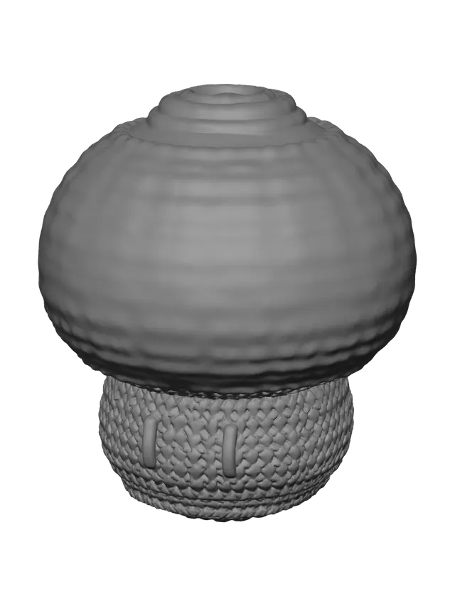 3D model for Weathered Mario Mushroom