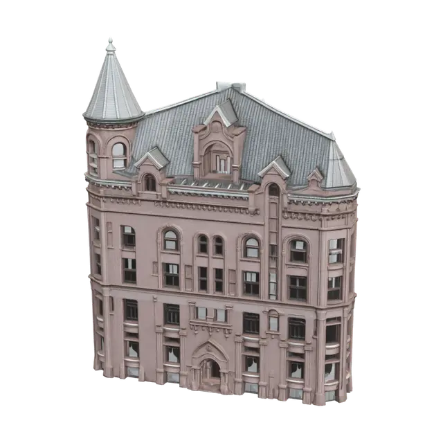 3D model for Ornate Destroyed City