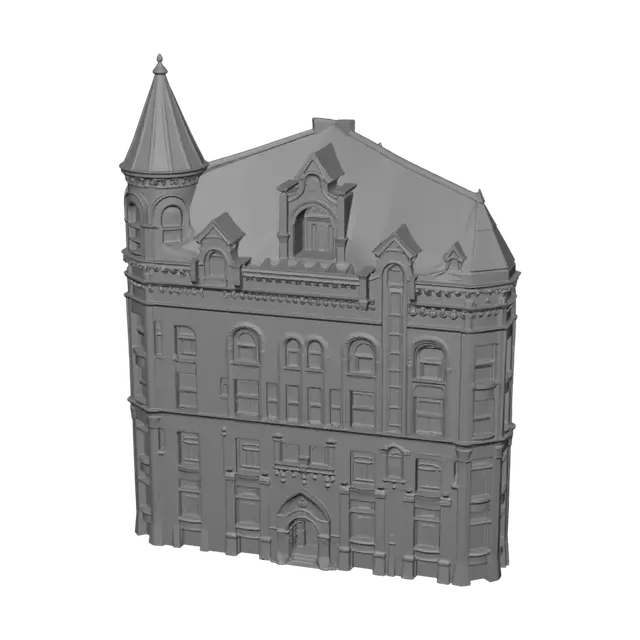 3D model for Ornate Destroyed City