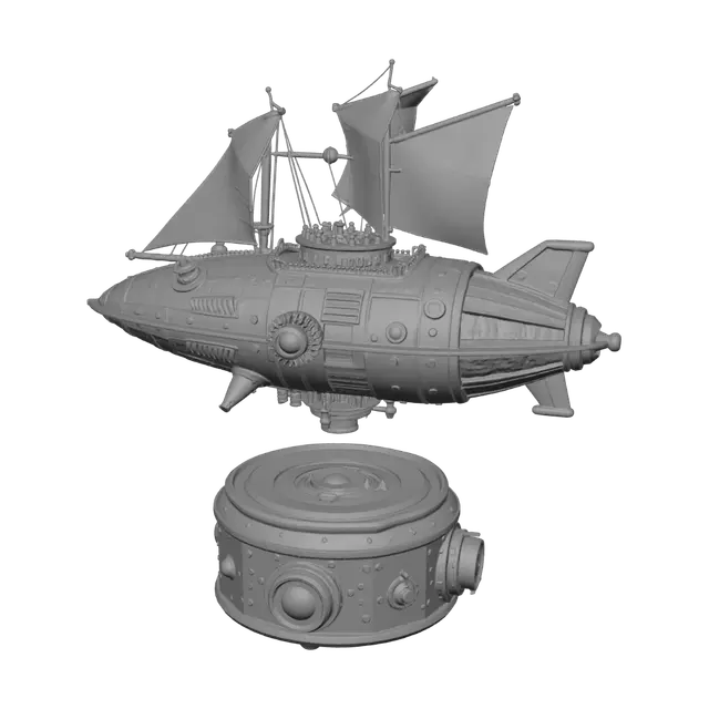 3D model for Emberbound Airship