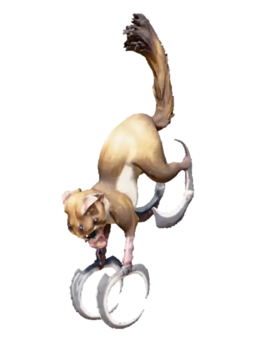 3D-модель Clawtail Beasty - Toe, сгенерированная ИИ