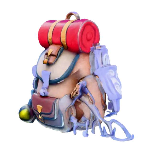 Modello 3D Adventurer's Backpack - Explorers, generato dall’IA