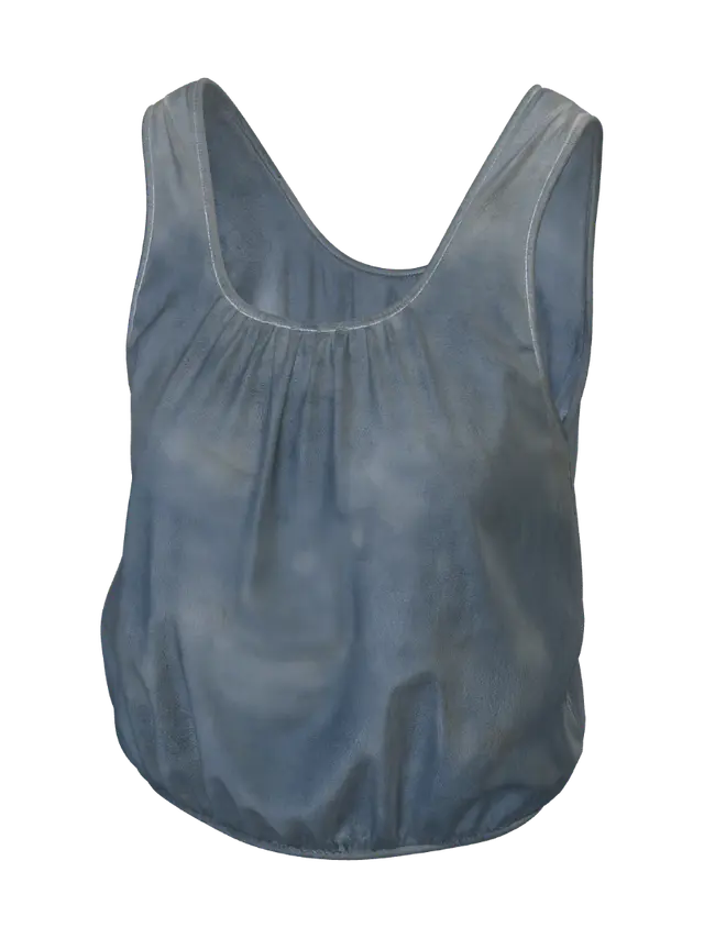 3D model for Denim Tie-Dye Tank Top