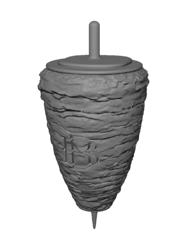 3D model for Stacked Kebab on a Skewer