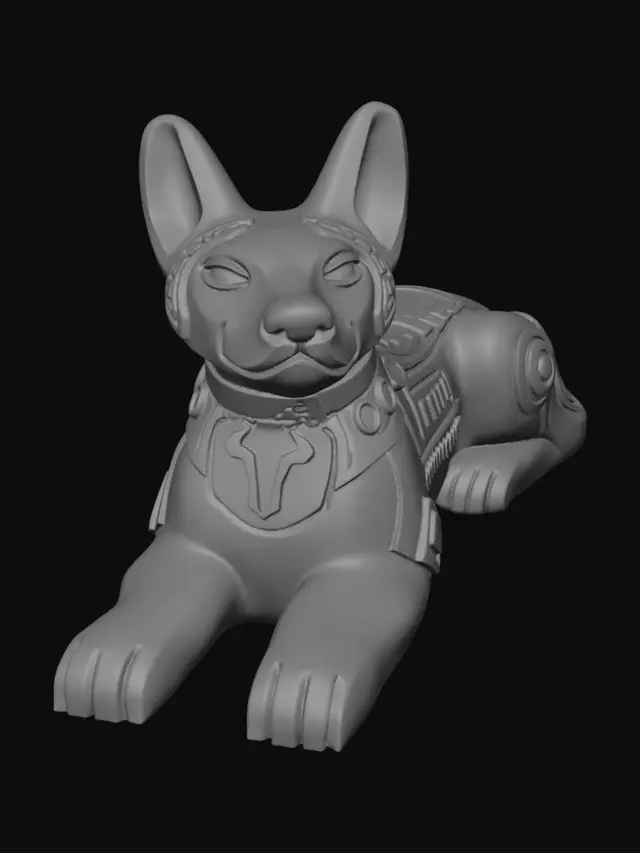 3D model for Anubis Guardian