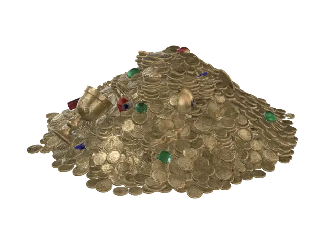 PIRATE GOLD - Pearl 3D model, vytvořený pomocí AI