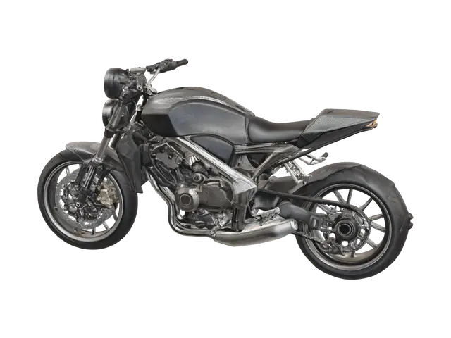 Streetbike - Rr 3D model, vytvořený pomocí AI