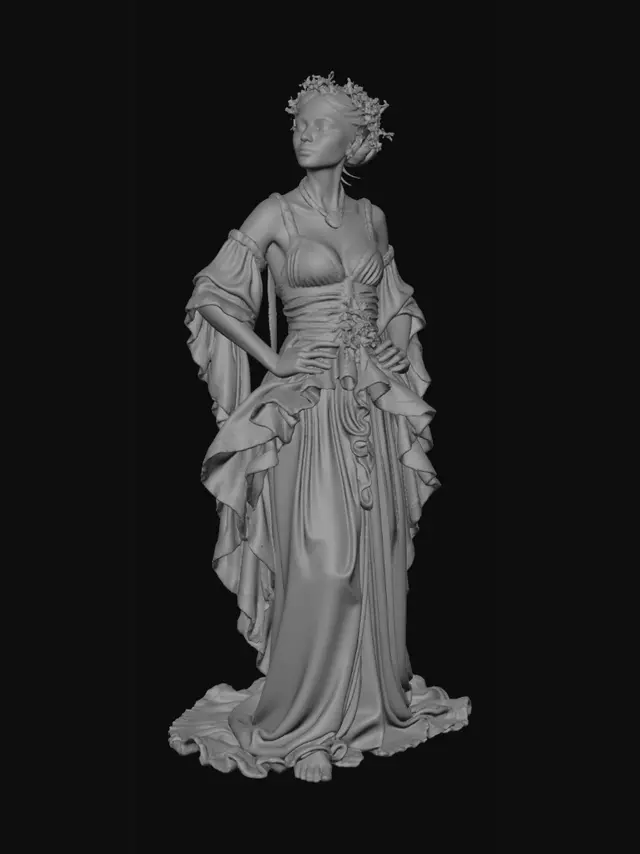 3D model for Golden Elegance
