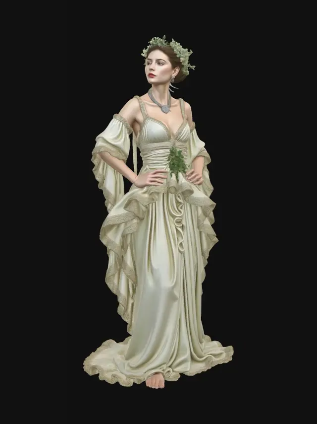 3D model for Golden Elegance