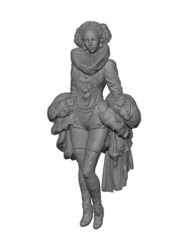 3D model for Pearl-Crowned Empress