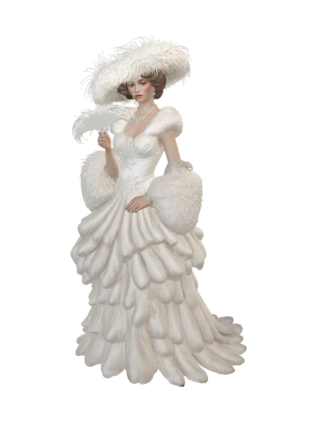 3D model for Feathered Elegance