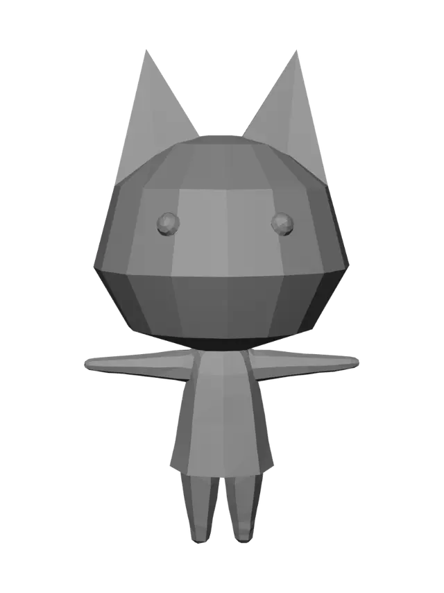 3D model for Chibi Bunny
