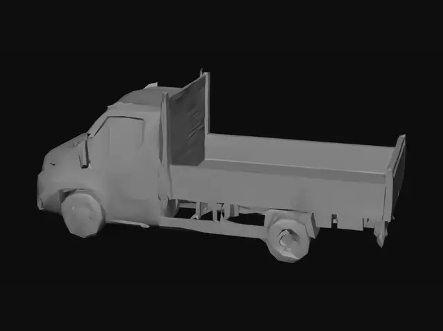 3D model for Iveco Daily Flatbed Truck