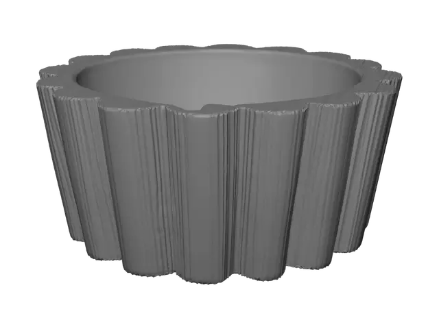 3D model for Rusted Ring with Jagged Edges