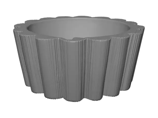 3D model for Rusted Ring with Jagged Edges