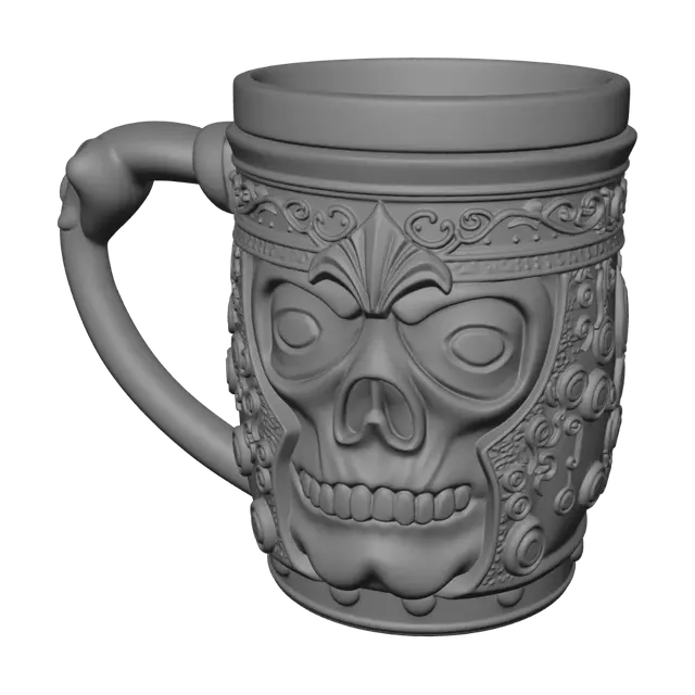 3D model for Ornate Bronze Cup