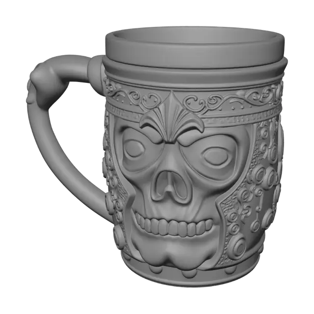 3D model for Ornate Bronze Cup