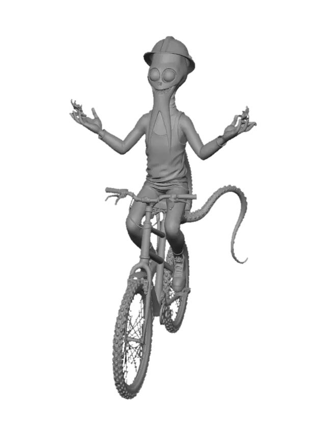 3D model for generate me a brainrot called Calamaro Calamità, Visual: A neon-green squid wearing a construction hard hat, juggling three slices of burning pizza while riding a unicycle made of mozzarella sticks.
Sound: A distorted accordion playing the Super Mario theme backwards, overlaid with a robotic voice screaming "Mamma Mia, Che Caos!"
Lore: He "fixes" holes in the internet by plugging them with meatballs, but usually makes the glitch worse.