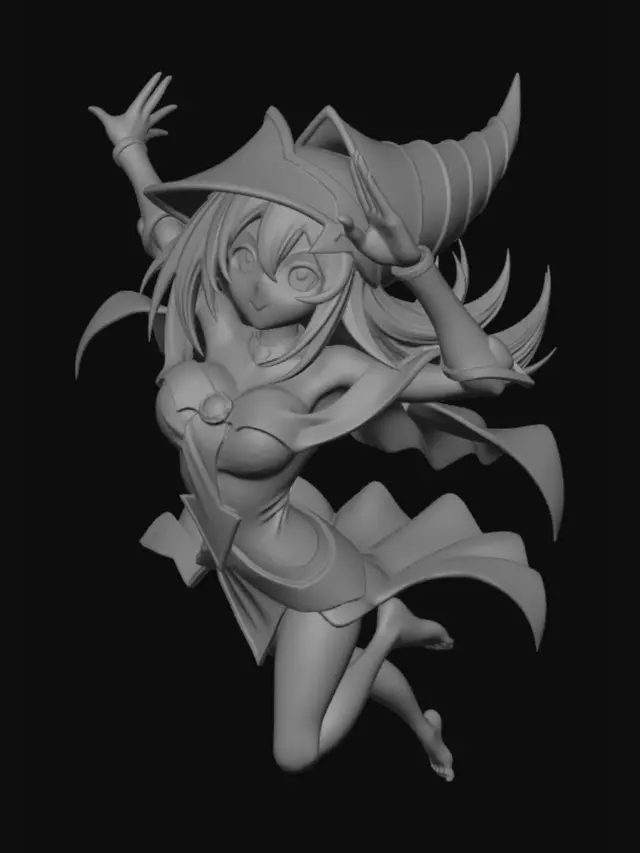 3D model for Flight of the Azure Sorceress