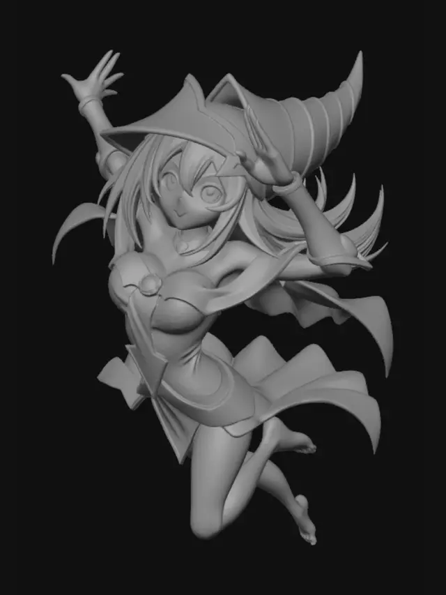 3D model for Flight of the Azure Sorceress