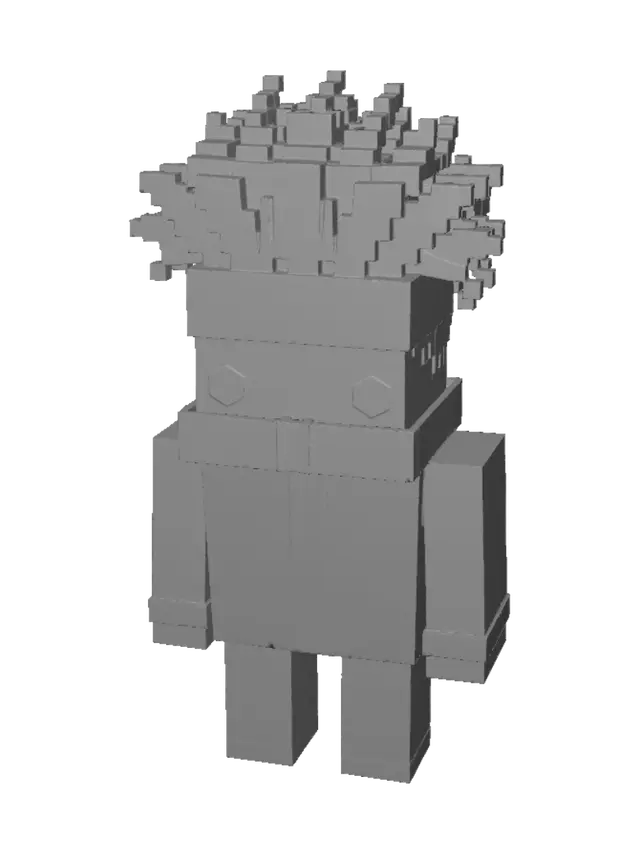 3D model for Ivory Crowned Suit
