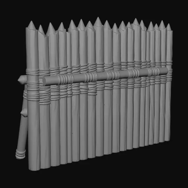 3D model for Spiked Palisade
