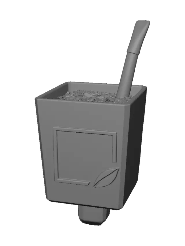 3D model for Mint Tea Mortar and Pestle