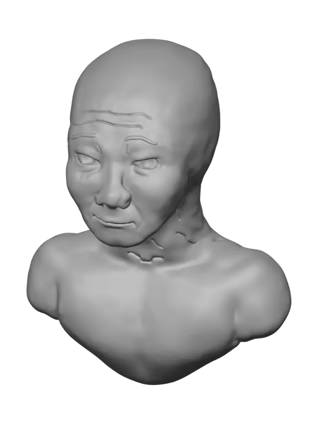 3D model for Two-Tone Sunset