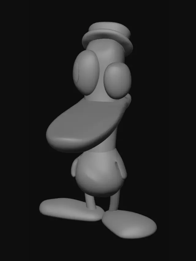 3D model for Green-Hatted Duck