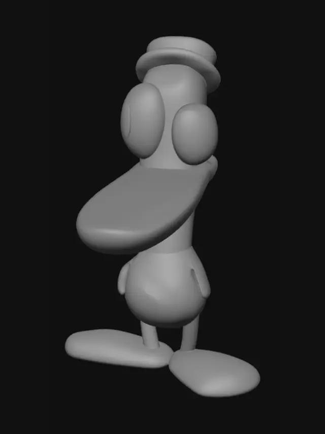 3D model for Green-Hatted Duck