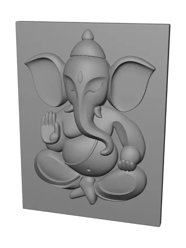 3D model for Sitting Ganesha