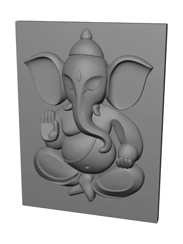 3D model for Sitting Ganesha